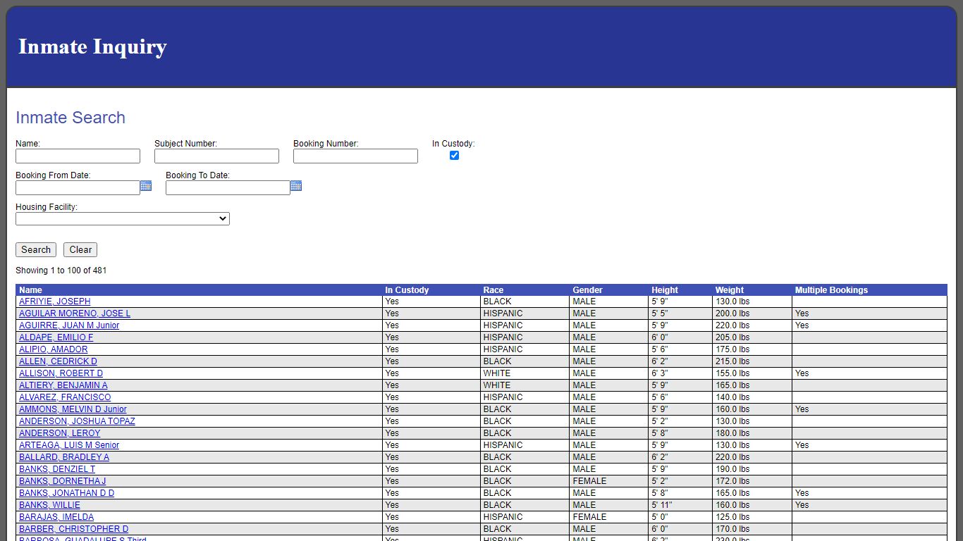 Inmate Search - inquiry.willcosheriff.org